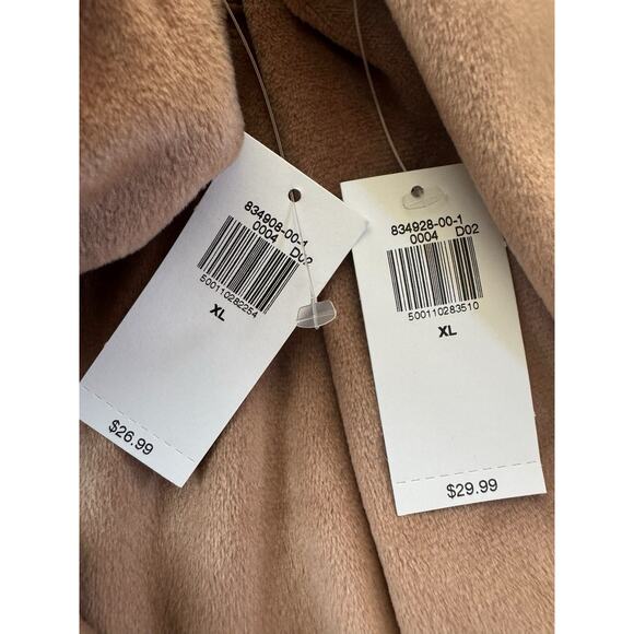 O.N.L.Y Old Navy Loves You Women XL 2pc Lot Velour Button Pajama Top Pants #5275 - Picture 11 of 12